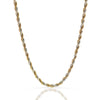 RONNIE TWO TONED ROPE CHAIN NECKLACE